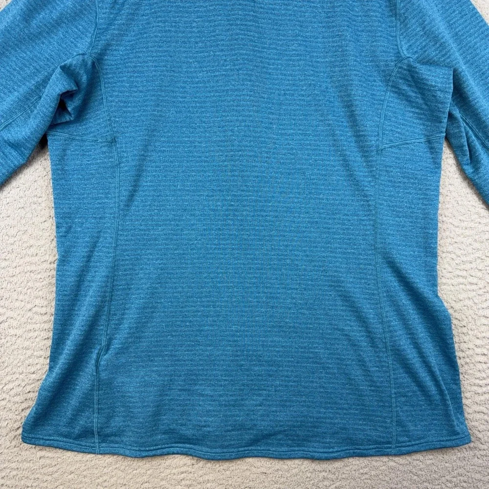 Patagonia Capilene Mens XL Blue Quarter Zip Pullover Long Sleeve STY43662